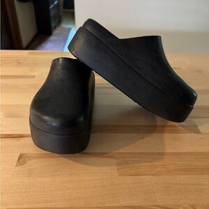 Croc Platform Clogs
